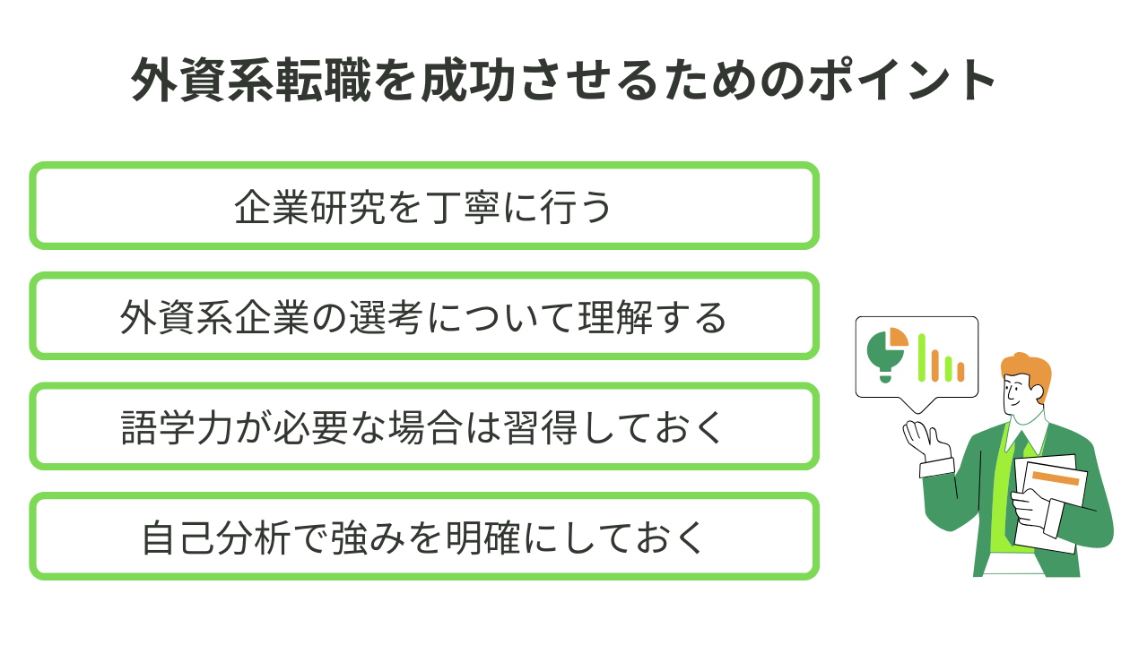 外資系転職を成功させるためのポイント