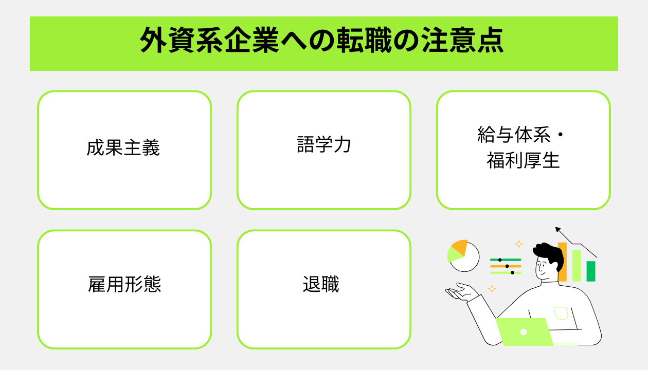 外資系企業への転職の注意点