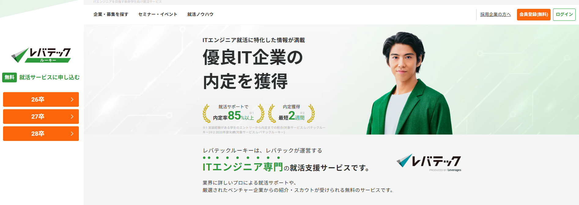 レバテックルーキー画像