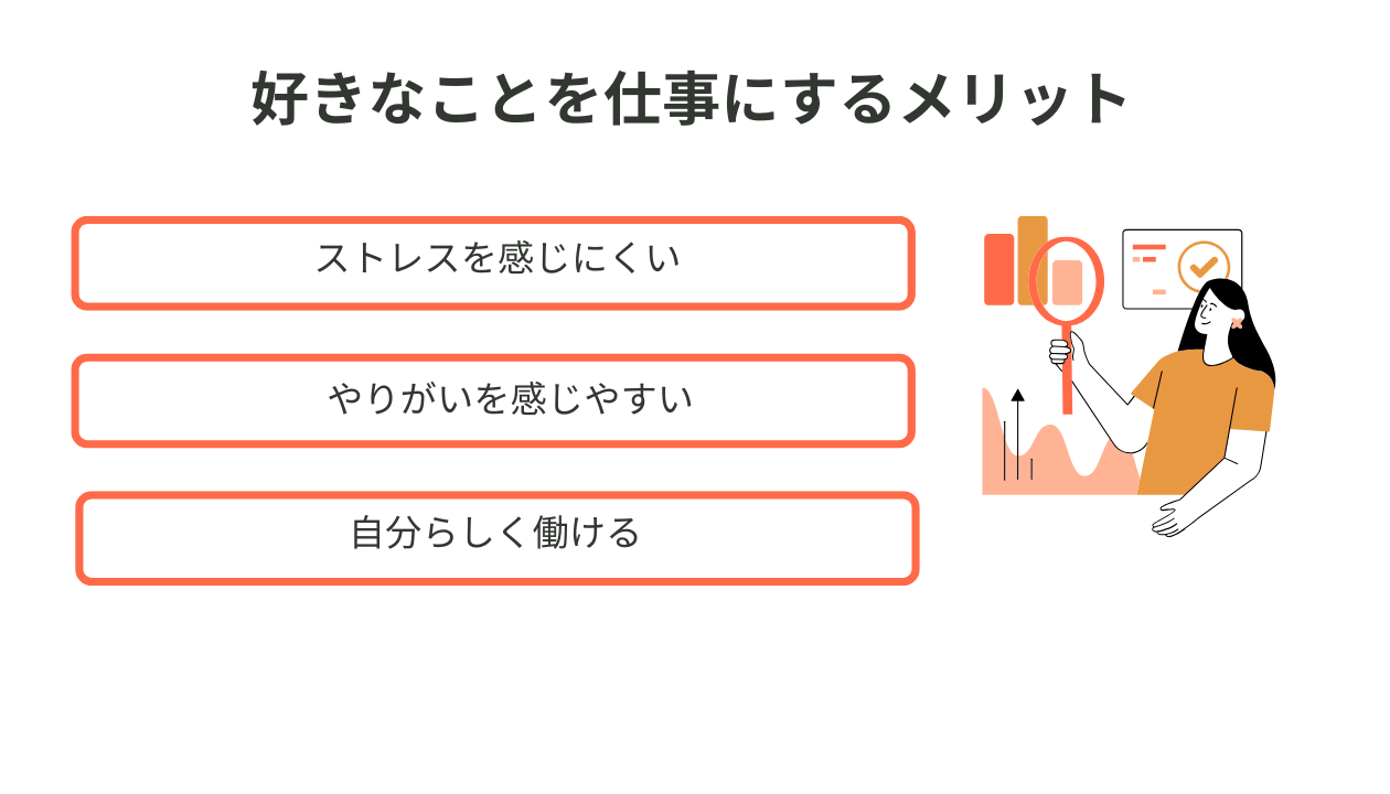 好きなことを仕事にするメリット