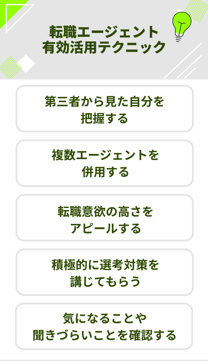 転職エージェントを最大限活用する5つのテクニック