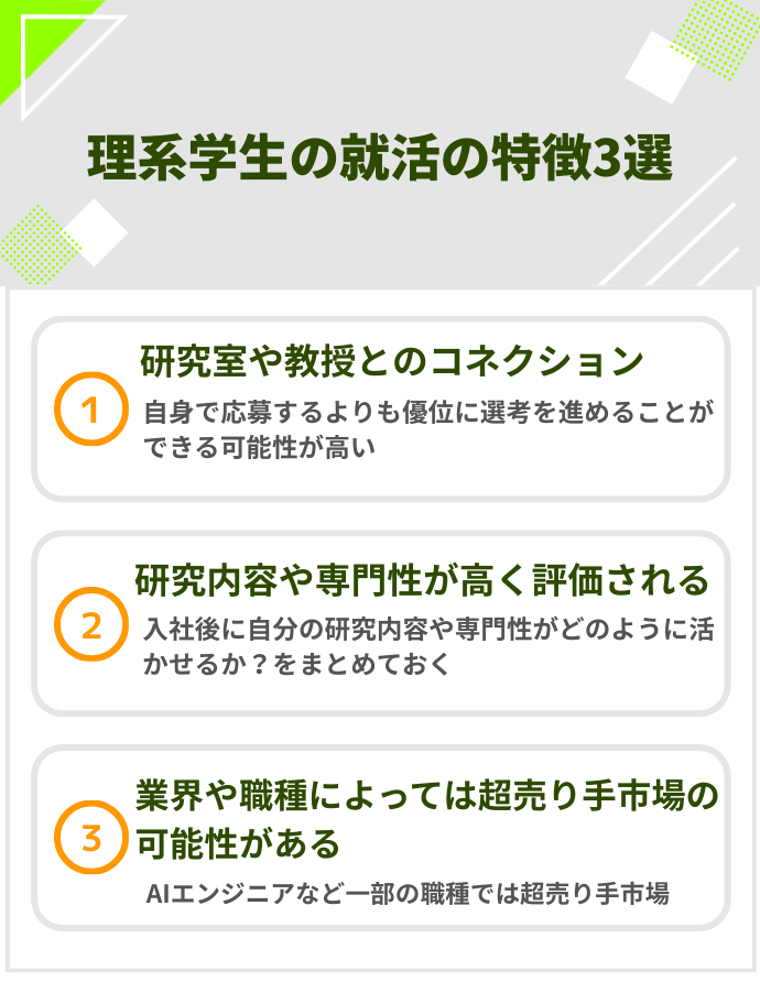 【元キャリアアドバイザーが解説】理系学生の就活の特徴3選
