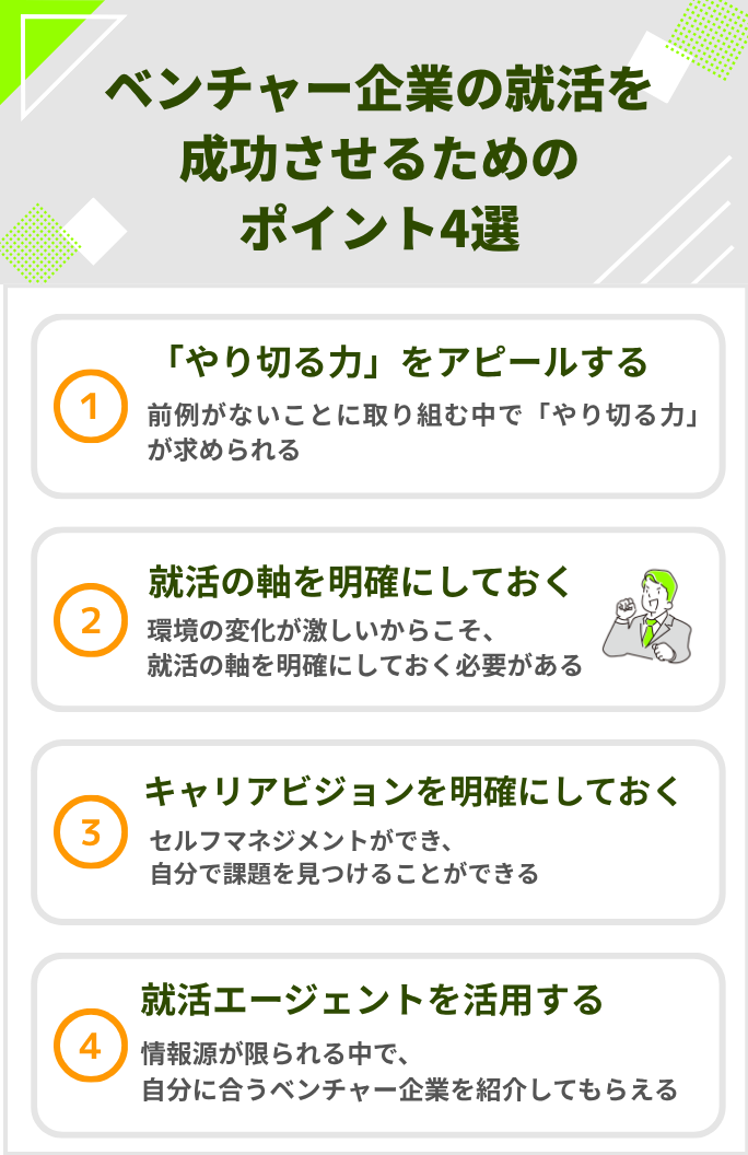 【ベンチャー企業の元人事が解説】ベンチャー企業の就活を成功させるためのポイント4選