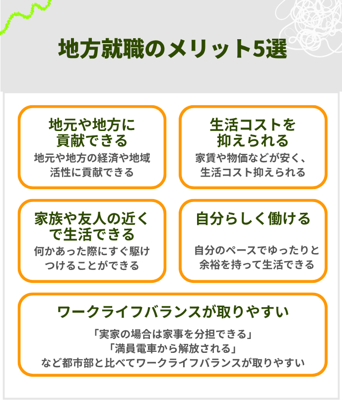 地方就職のメリット5選