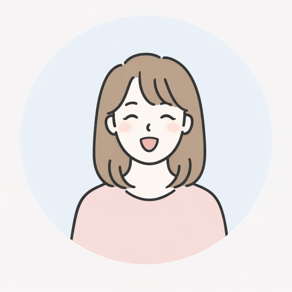 女性の笑顔のアイコン