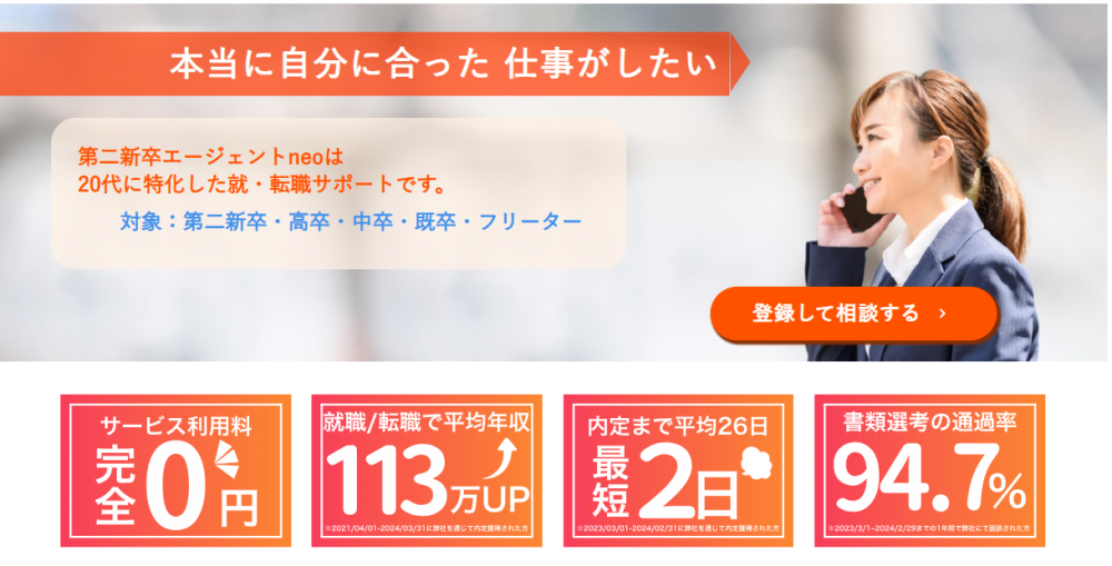 第二新卒エージェントneo